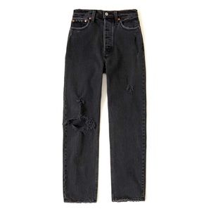 Abercrombie & Fitch High Rise Dad Jean, new with tags.